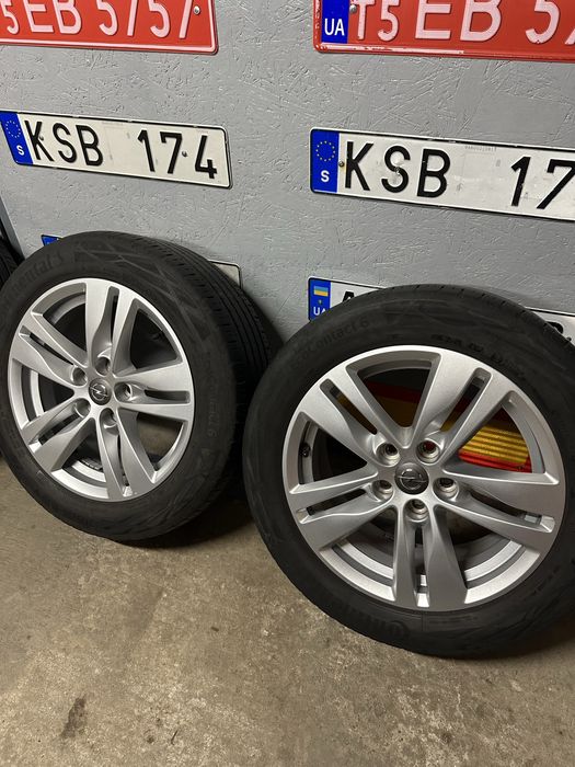 Титани 5:105  Opel Astra J K  Mokka з резиною Continental 205 55 r16