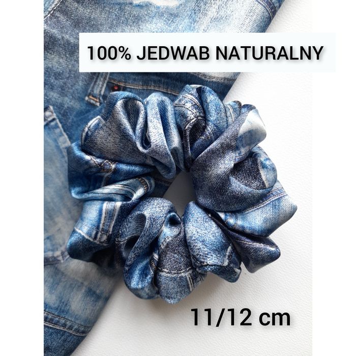 100% jedwab naturalny jeans