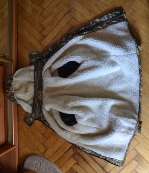 Куртка зимняя военная. Бушлат тактический. С капюшоном (отстёгивается)