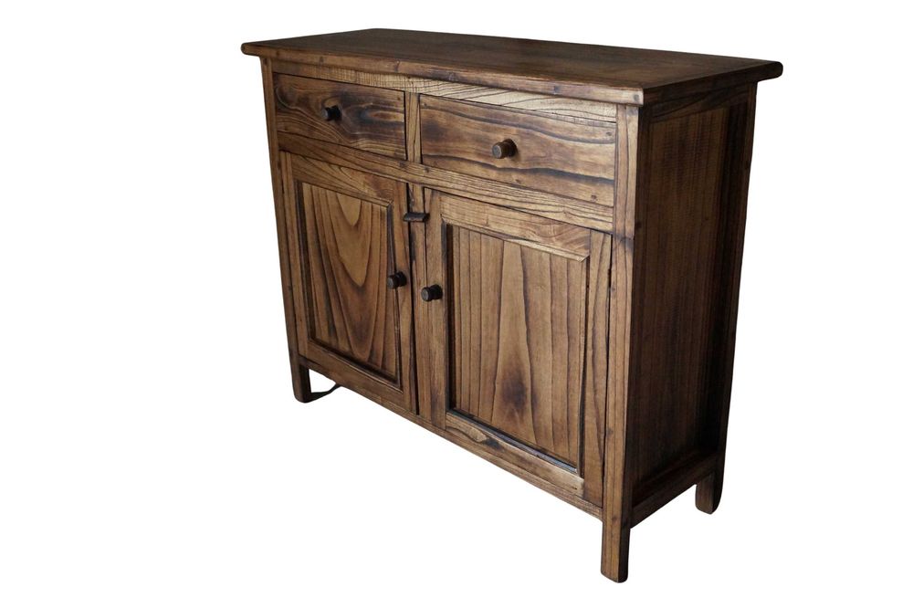 Drewniana szafka komoda z szufladami 100x80 cm vintage