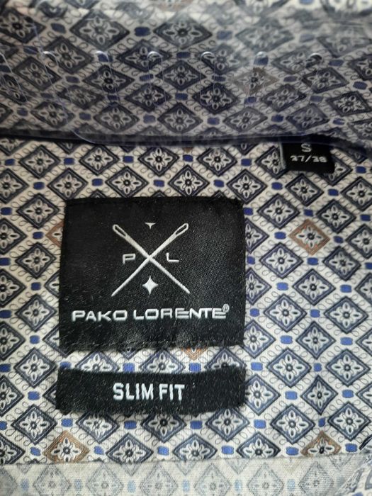 Koszula męska rozmiar S  (37 - 38) modny wzór. Oryginalna Paco