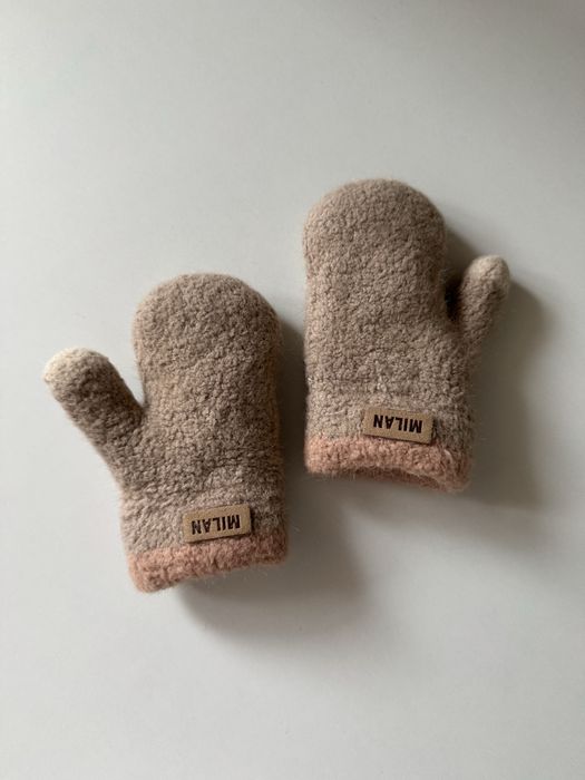 Дитячі рукавиці з хутром всередині Milan