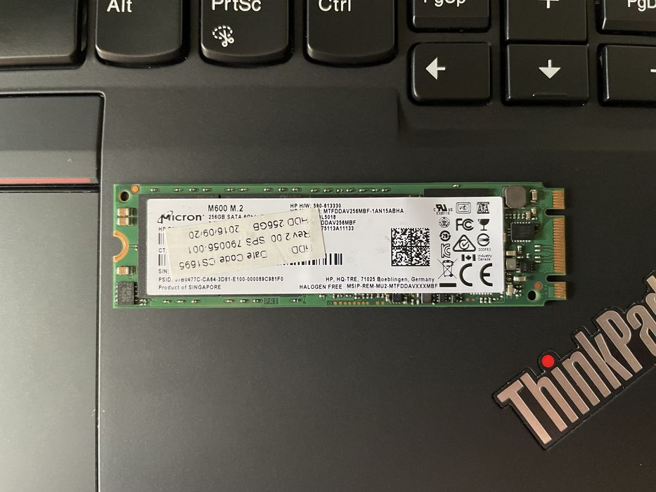 256gb MLC SSD Micron M600 M.2 2280 Sata