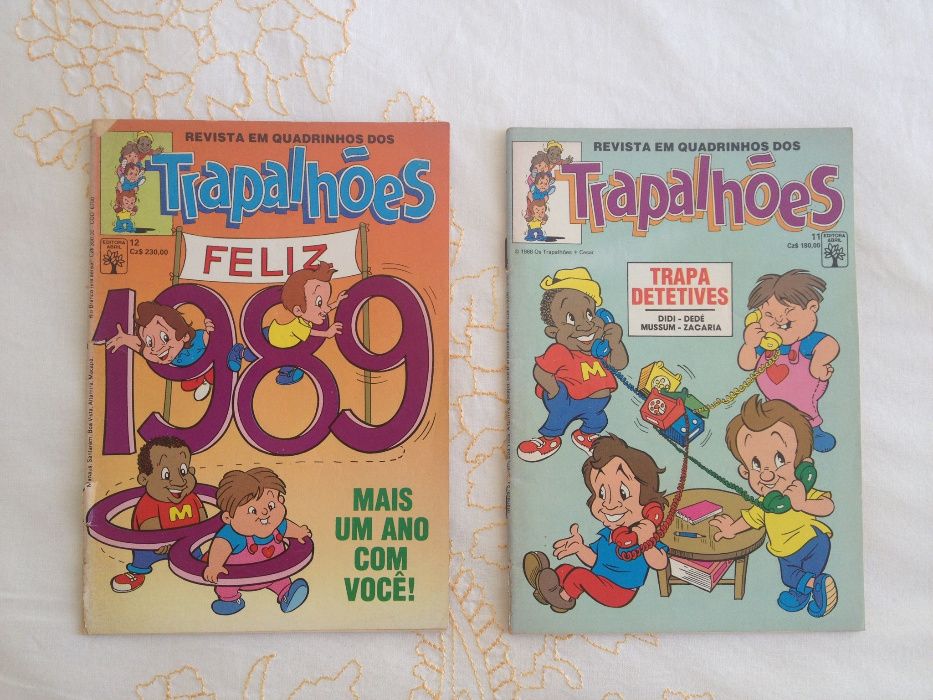 Revistas em Quadradinhos Os Trapalhões Vintage