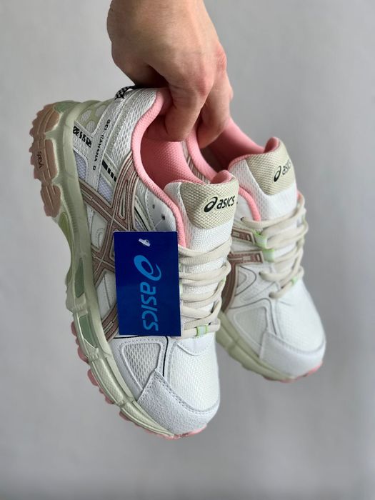 Кросівки Кроссовки Asics Gel-Kahana 8 white pink Белый Розовый Білий Рожевий Кросовки демісезон