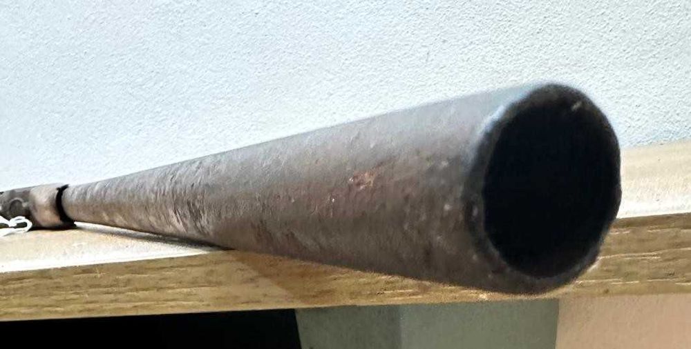 Espingarda obsoleta antiga decorativa, Hopkins & Allen, cerca 1875.