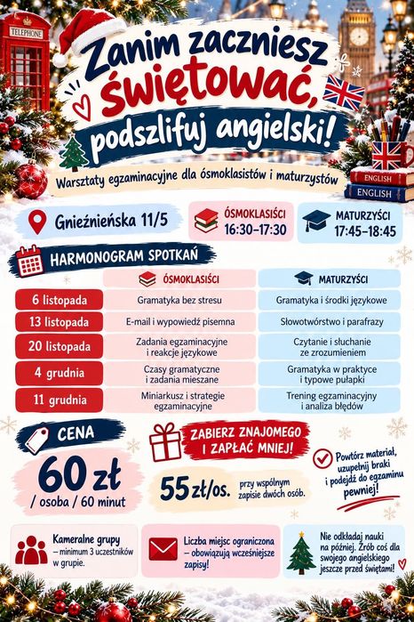 Korepetycje j.angielski