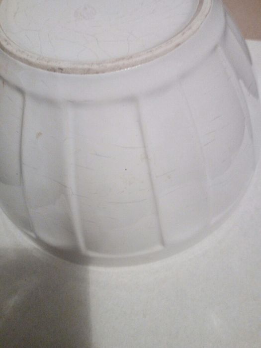 Fábrica de S.Roque Aveiro, Tigela branca, antiga, tamanho grande.