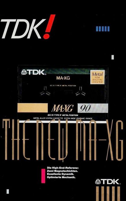 Kaseta TDK MA-XG 60 METAL _1990 Stan kolekcjonerski