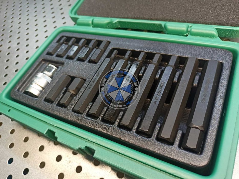 Zestaw bitów imbus 4-12mm 30mm / 75mm ze stali S2 HONITON bity imbusy