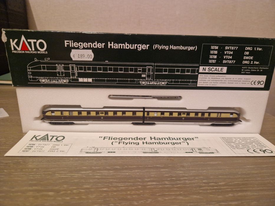 Kato kolejka DRG Class SVT 877