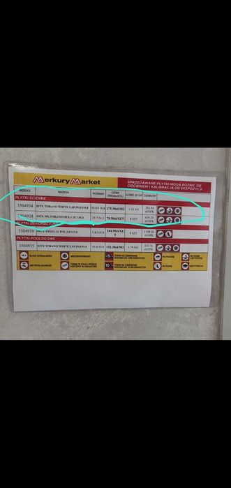 Gres Torano white lap.59.8/119.8  8 kartowów 11.44 m2