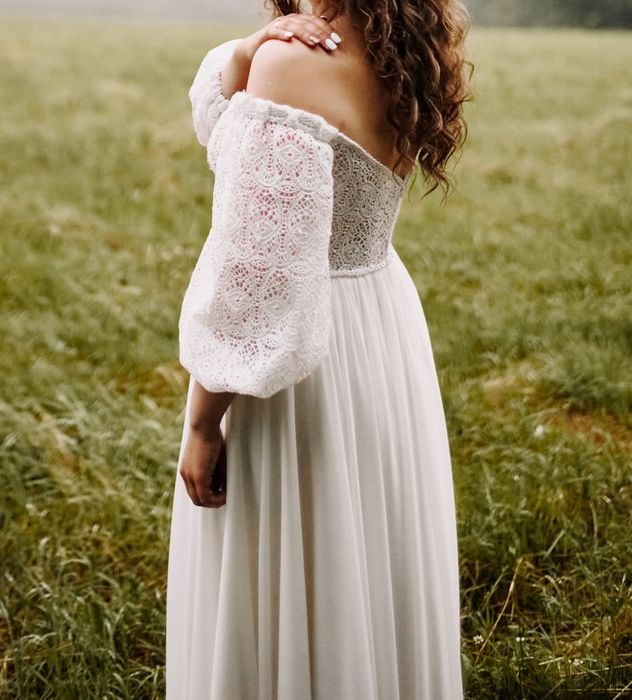 Suknia ślubna Boho