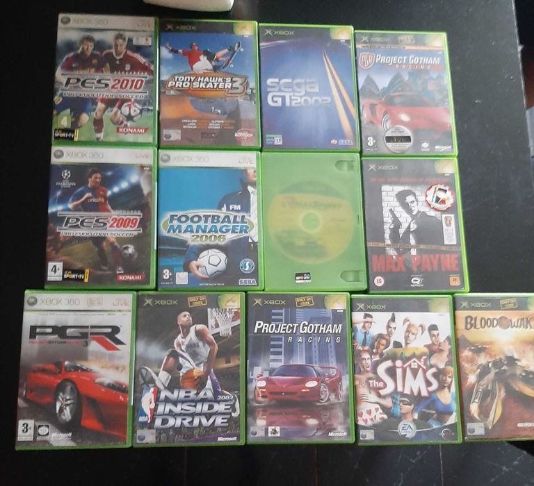 13 jogos de xbox 360 50.€ tudo