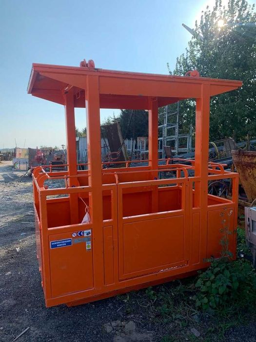 Kubeł pojemnik zbiornik dźwigowy do betonu ZB 500/2000L kastra bomba