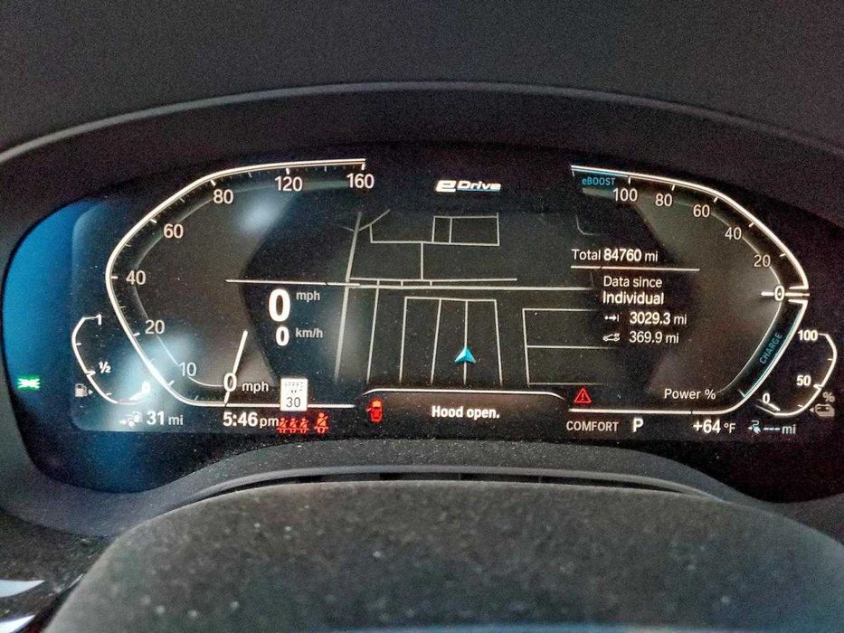 2020 BMW 530e Hybrid Engine G30