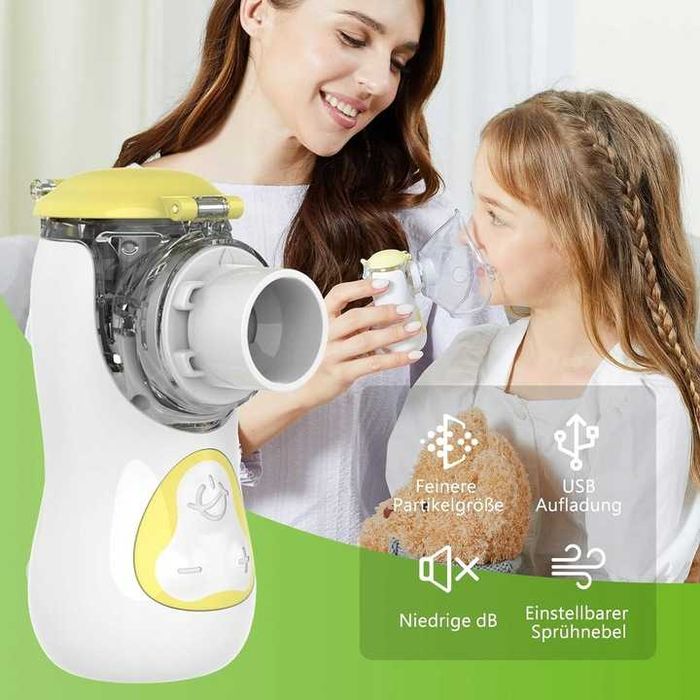 Inhalator FEELLIFE dla dzieci i dorosłych Biało-szary