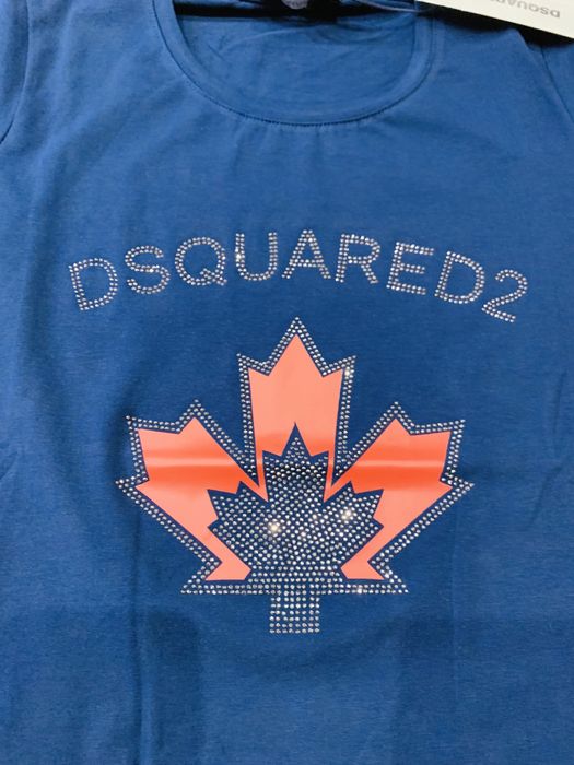 Dsquared 2 koszulka t-shirt cyrkonie m