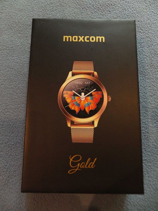 Nowy Smartwatch FW42 Gold MAXCOM zegarek złoty damski kobieta IP68