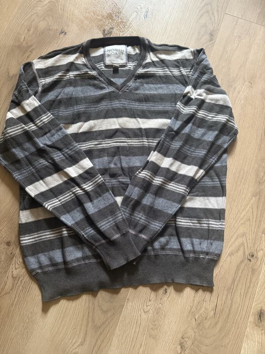 Bawelniany meski sweter L