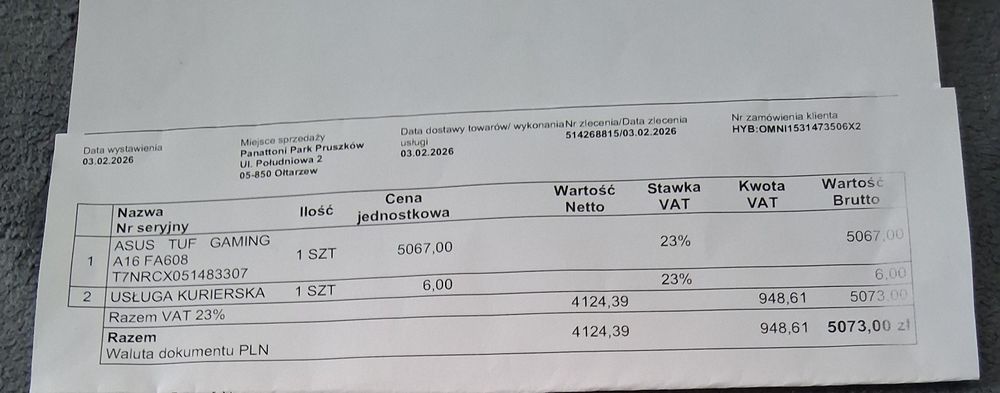 Laptop Asus tuf gaming A16, gtx 5050