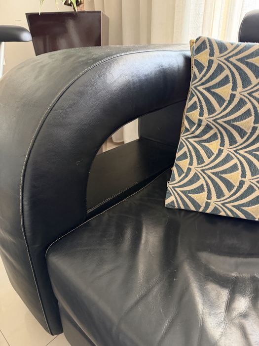 Sofá Chaise Longue preto