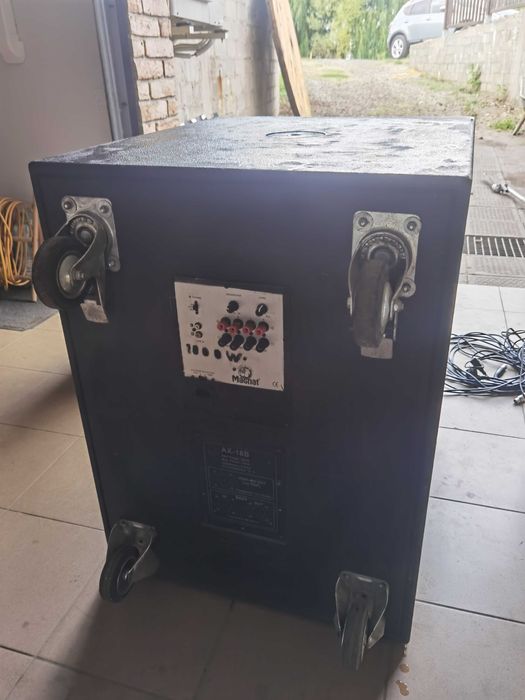 Zestaw aktywny Mackie thump TH-15a, subwoofer,  mixer Mackie Onyx 1220