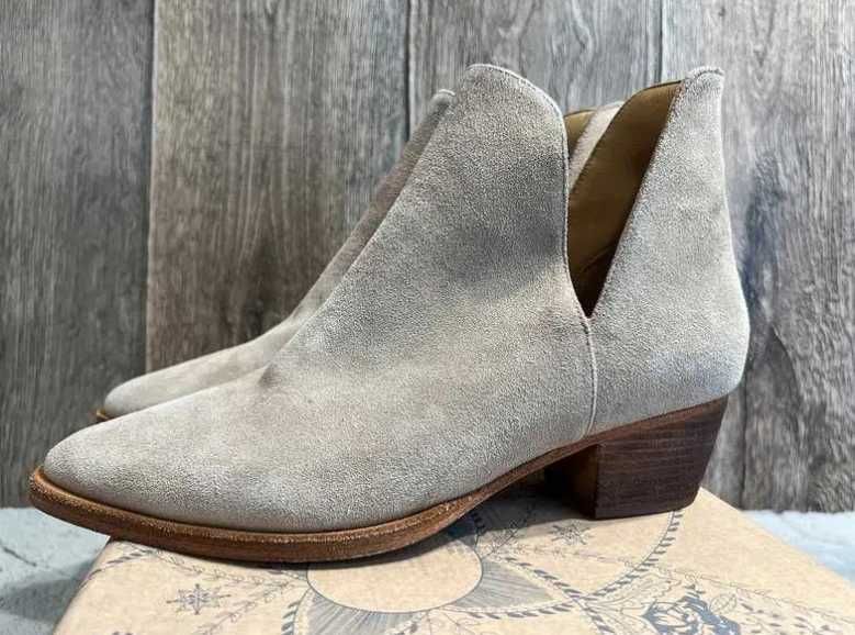 Skórzane botki kowbojki Free People Charm Double 40