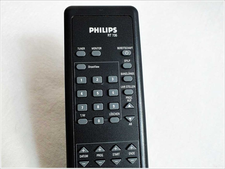Pilot PHILIPS RT736 Oryginalny Pilot do TV Video, Magnetowid