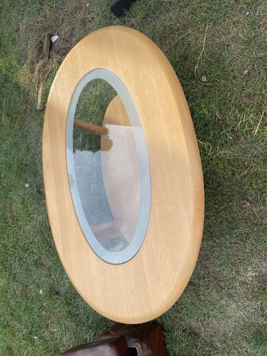 Stolik kawowy ze szkłem