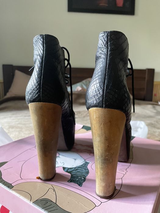 Оригинальные кожаные ботильоны jeffrey campbell, р. 37