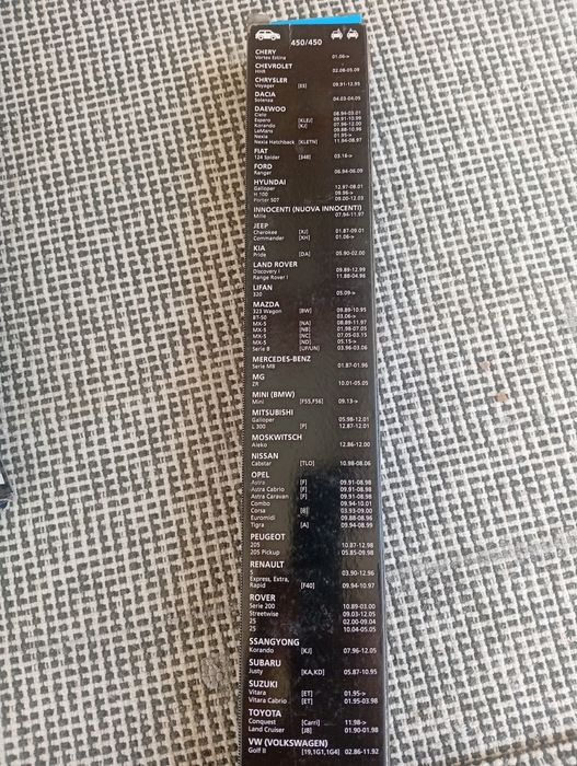 2 Limpa parabrisas 45cm, 8", NOVO