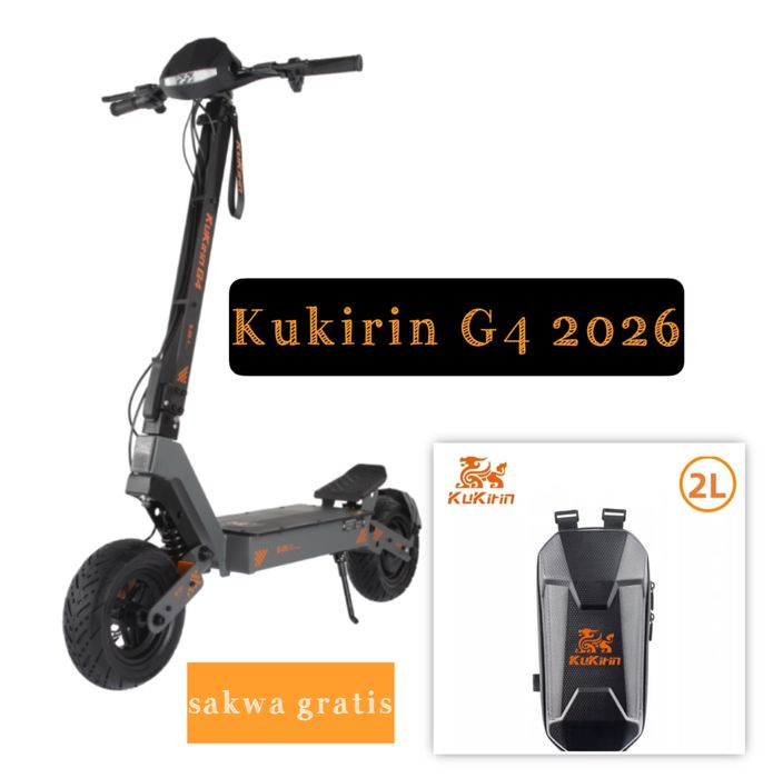 Hulajnoga elektryczna Kukirin G4 2026 nowa g4 kukirin SAKWA GRATIS