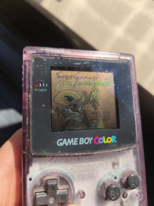Vendo Game Game Boy Color Atomic Purple com dois Jogos