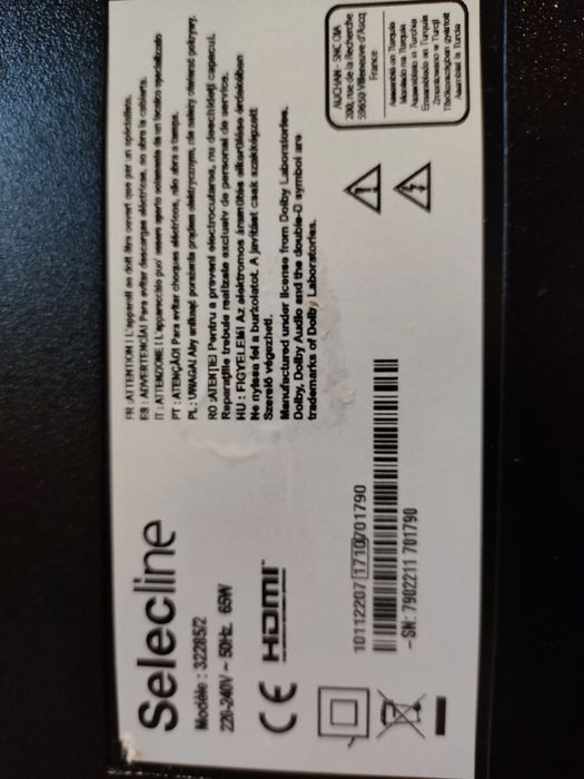 Conjunto pecas TV Selecline 32" (32285/2) ou à peça