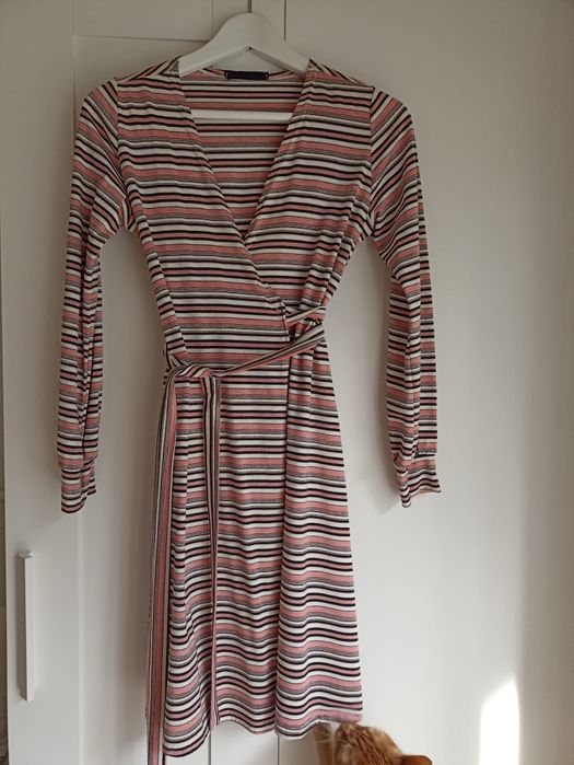 Vestido riscas tam S