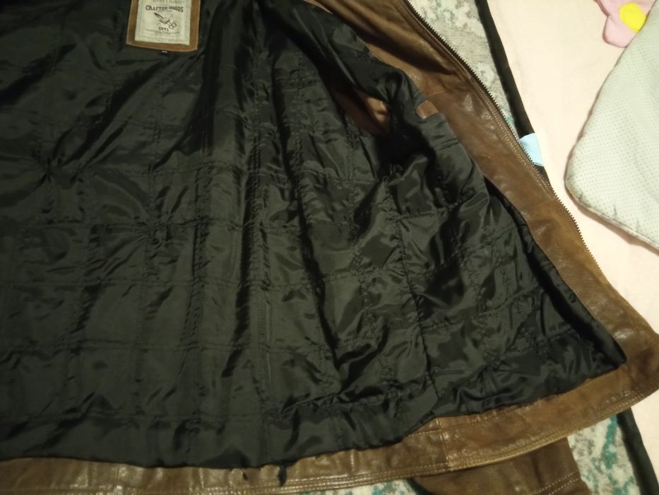 Skórzana kurtka skóra naturalna 2xl