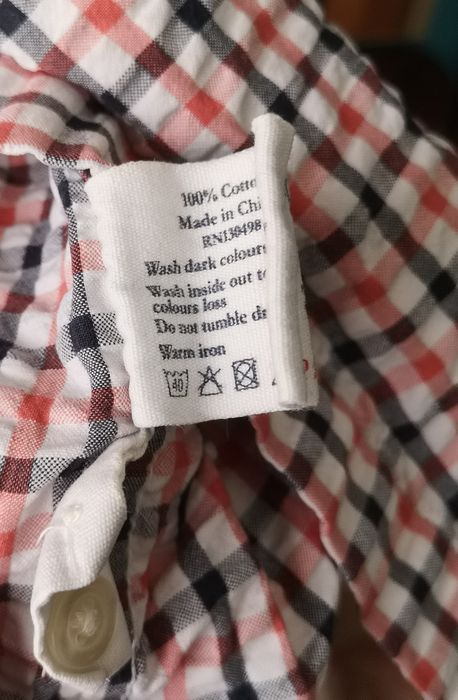 Koszula męska w kratkę