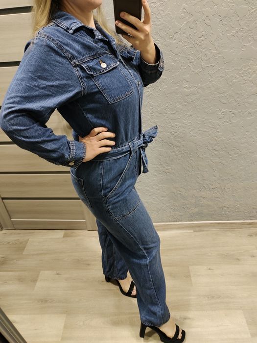 Комбинезон джинсовый женский