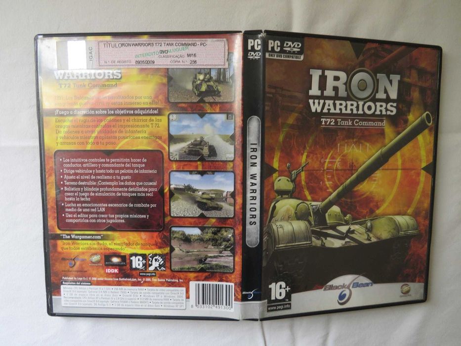 Real-time strategy game /PC original Iron Warriors T72 Tank Command64585103937410121