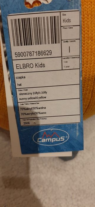 Czapka zimowa Campus Elbro Kids