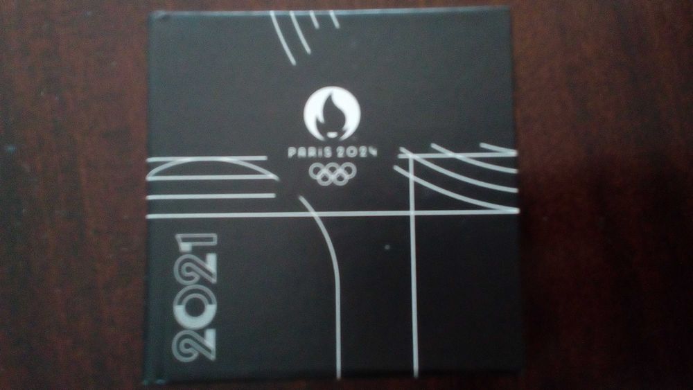 Moeda 2€ Franca 2021 Proof comemorativa Jogos Olimpicos Paris 2024