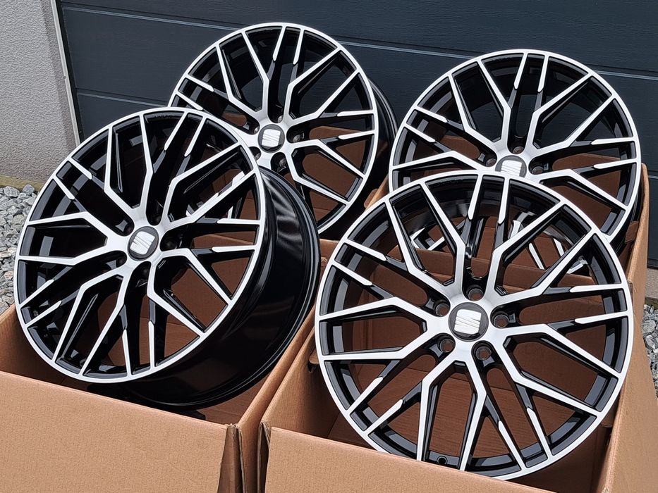 Alufelgi 18 SEAT 5x112 Alhambra Altea Ateca Leon Tarraco Exeo CNC RS4