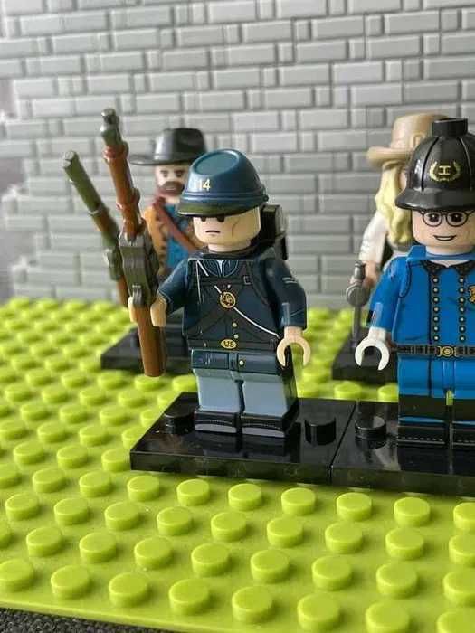 Zestaw 8 Figurki Western Dziki Zachód kompatybilne z LEGO civil war