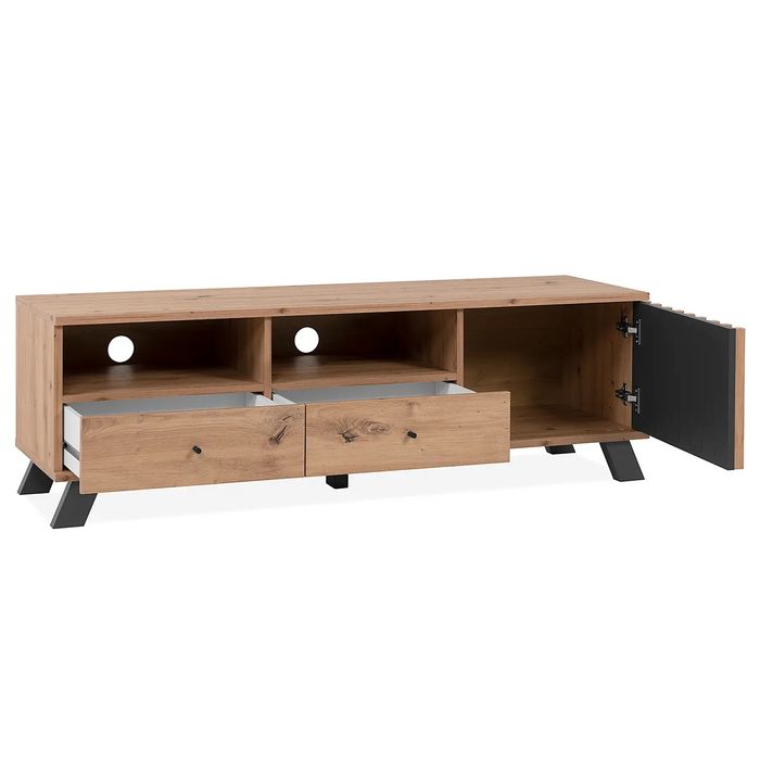 Móvel TV 138 cm, com 2 gavetas e 1 porta