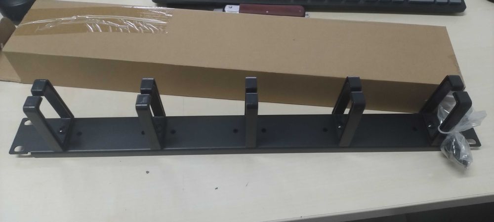 Organizator kabli poziomy 19" 1U (Lanberg)