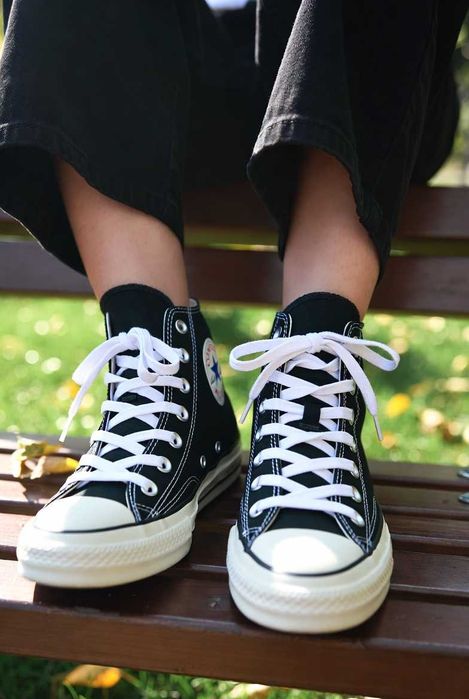 Круті чорно-білі класичні кеди конверс converse all star 36-41р. модель унісекс!