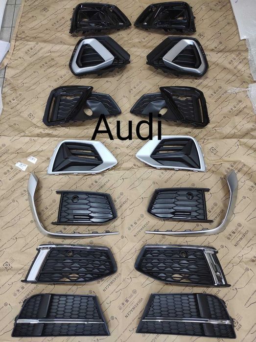 Audi Q5 80A Q7 Q3 A6 C8 A4 B9 решітка бампера накладка бокова Ауді