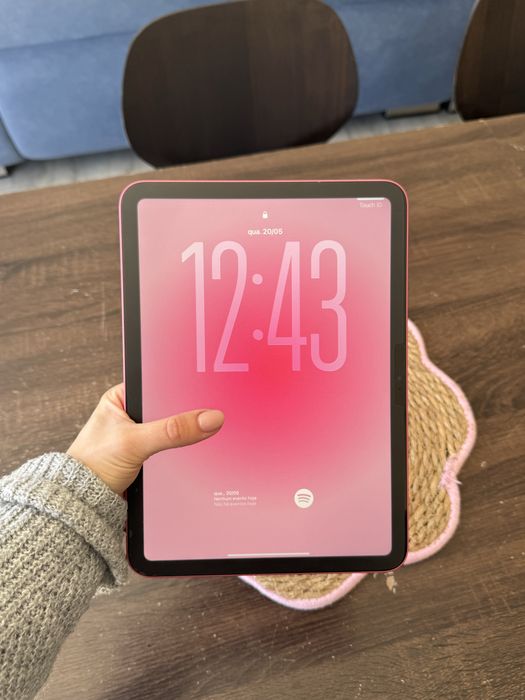 iPad A16 Rosa 128GB + Capa Logitech + Caneta Metapen | Como Novo