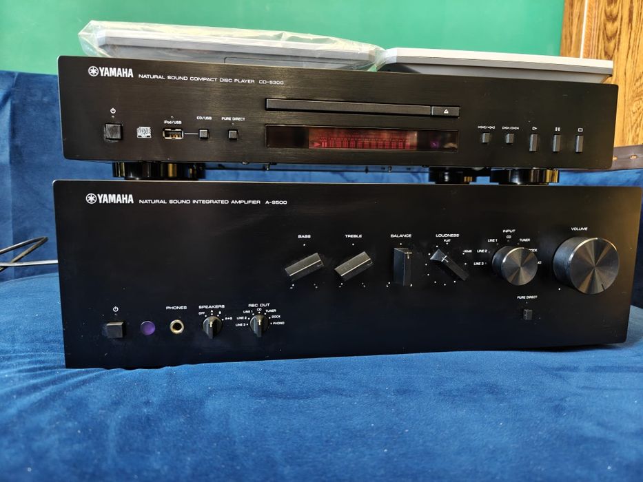 Yamaha A-S500 + Yamaha CD-S300, wzmacniacz plus odtwarzacz CD